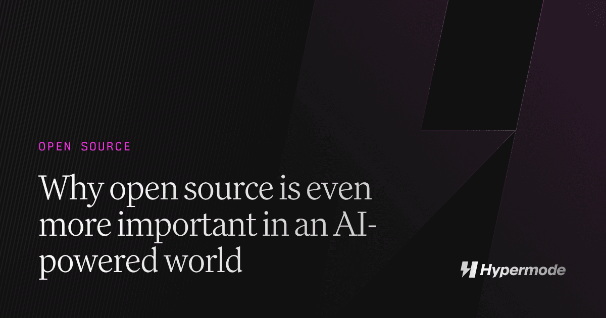 Why open source is even more important in an AI-powered world