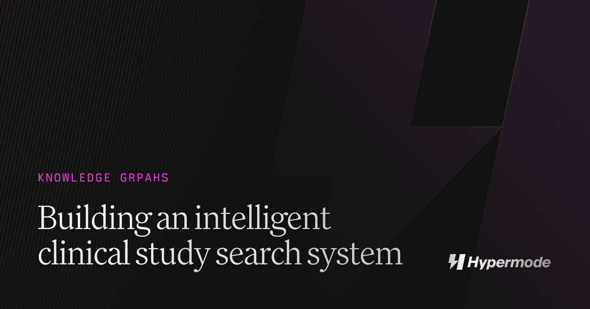 Building an intelligent clinical study search system