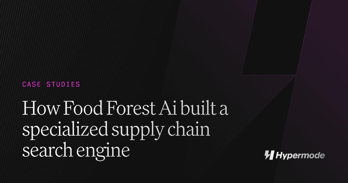 Case study: Hypermode + Food Forest Ai
