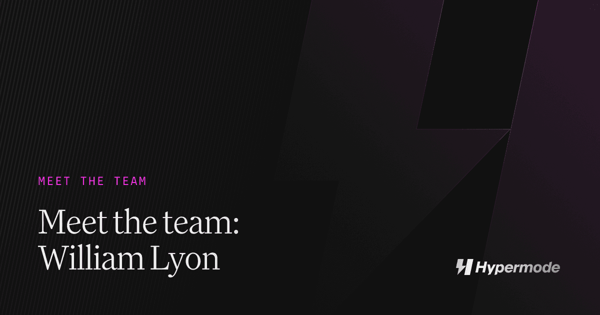 Meet the team: William Lyon