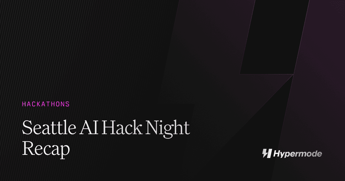 Seattle AI Hack Night Recap