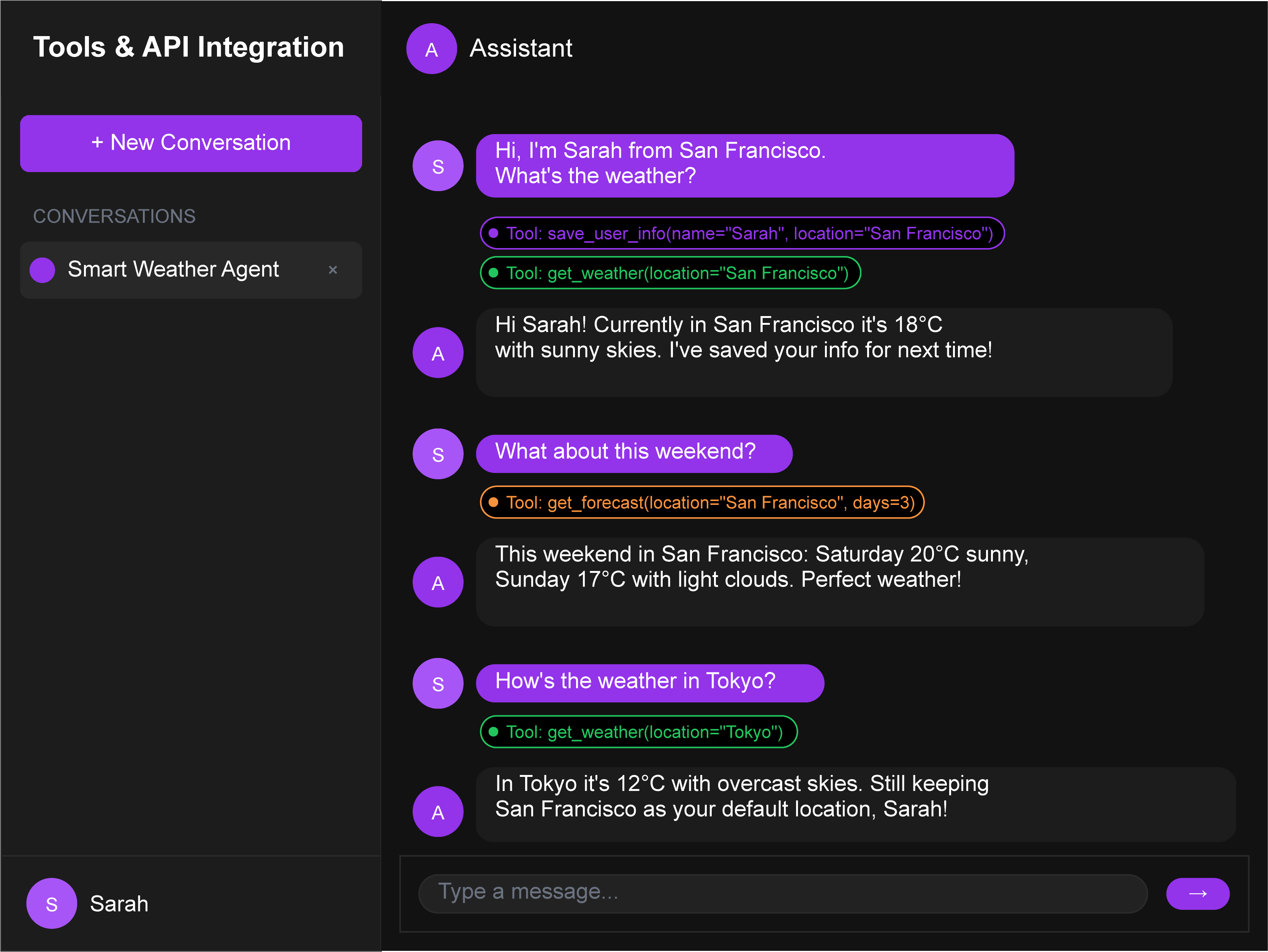 Tools & API Integration