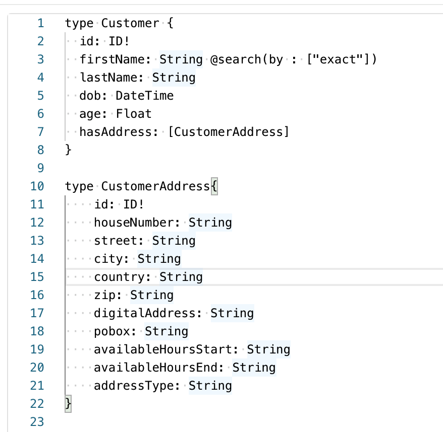 GraphQL Type With Index
