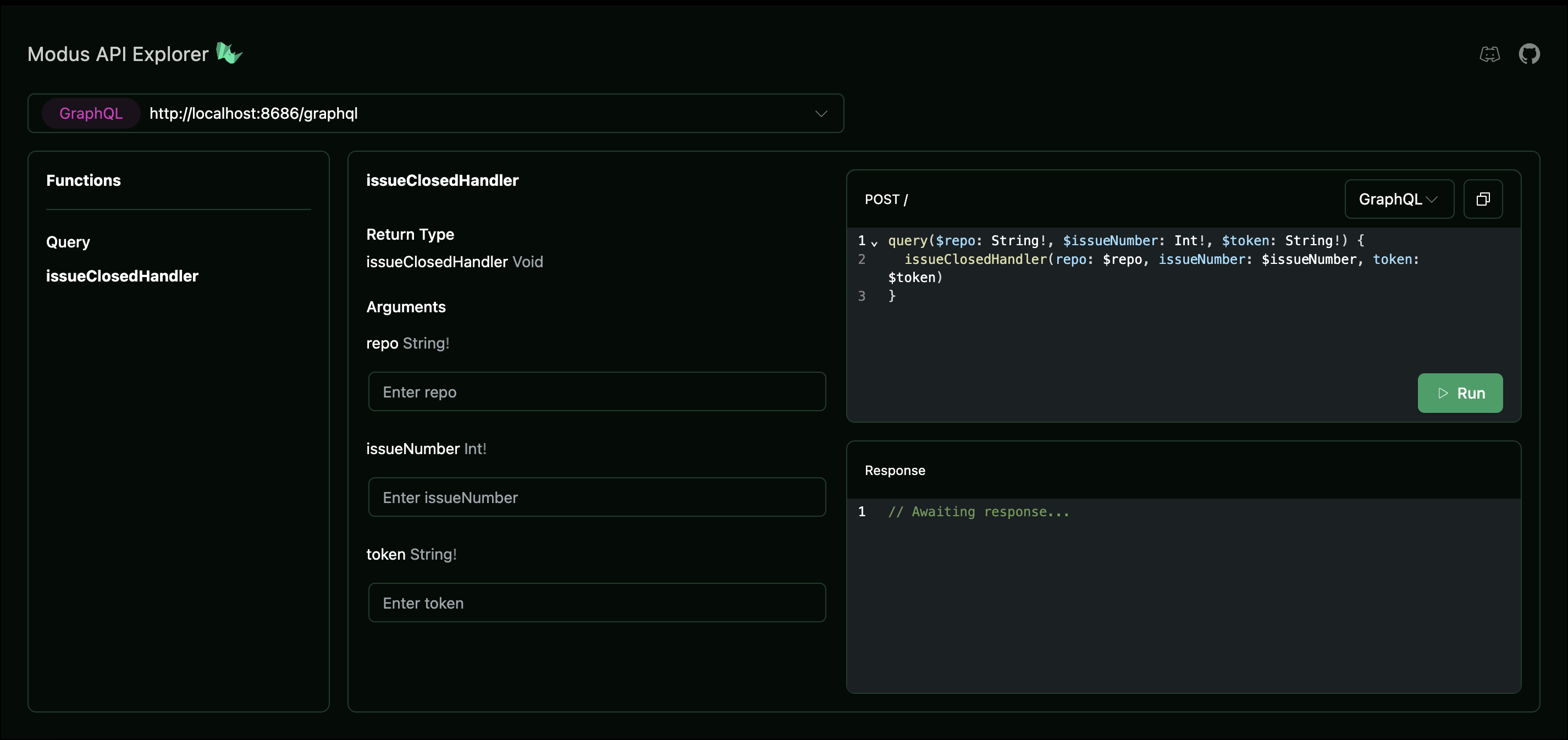 Modus API Explorer